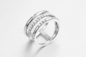 kundenspezifische handgemachte 2.52g Verlobungsringe AAA-Zirkon-Jahrestags-Ringe